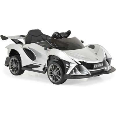 Moni Kids Elektrisches Auto Flash Silber - 4 Motoren, MP3, Fernbedienung Moni Kids Elektrisches Auto Flash Silber - 4 Motoren, MP3, Fernbedienung