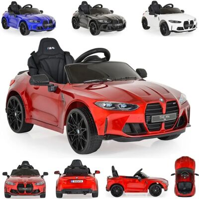 Moni BMW M4 Elektroauto - Fernbedienung, EVA-Reifen, Musik, 3-5 km/h Moni BMW M4 Elektroauto - Fernbedienung, EVA-Reifen, Musik, 3-5 km/h