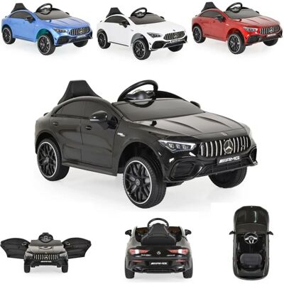 Moni Mercedes-AMG CLA 45 Elektroauto - Fernbedienung, 4 Motoren, Schwarz Moni Mercedes-AMG CLA 45 Elektroauto - Fernbedienung, 4 Motoren, Schwarz