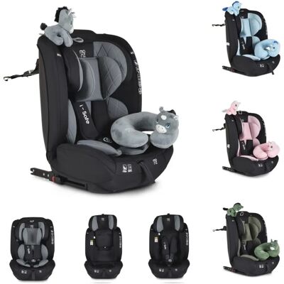 Moni Kindersitz i-Size i-Safe - Isofix, Top Tether, 13-fach verstellbar Moni Kindersitz i-Size i-Safe - Isofix, Top Tether, 13-fach verstellbar