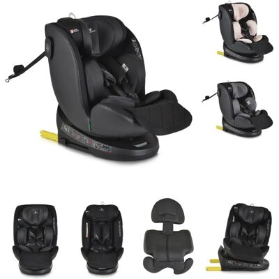 Cangaroo Kindersitz i-Size Castor - Gruppe 0/1/2/3 - Schwarz Cangaroo Kindersitz i-Size Castor - Gruppe 0/1/2/3 - Schwarz