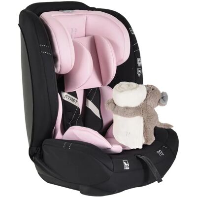 Moni Kindersitz i-Size Start - Kopfstütze verstellbar - Rosa - Kindersitz Moni Kindersitz i-Size Start - Kopfstütze verstellbar - Rosa - Kindersitz