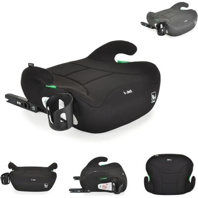Moni Kindersitz i-Jet, Grupp 3, Schwarz, 125-150cm Moni Kindersitz i-Jet, Grupp 3, Schwarz, 125-150cm