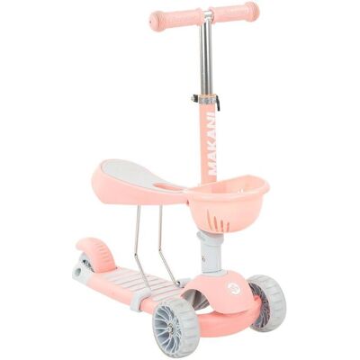 Makani BonBon 3 in 1 Kinderscooter - Pink - Kinder Typ Makani BonBon 3 in 1 Kinderscooter - Pink - Kinder Typ