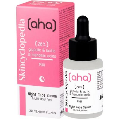Skincyclopedia Nachtserum mit 20% AHA + PHA - Gesichtsserum Skincyclopedia Nachtserum mit 20% AHA + PHA - Gesichtsserum
