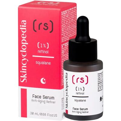 Sérum visage à 1% de Rétinol + Squalane Skincyclopedia, 30ml - Publicité Sérum visage à 1% de Rétinol + Squalane Skincyclopedia, 30ml - Publicité