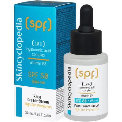 Skincyclopedia Hyaluronic Acid Complex + Vitamin B5 SPF 50 - Facial Serum Skincyclopedia Hyaluronic Acid Complex + Vitamin B5 SPF 50 - Facial Serum
