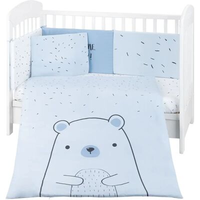 Kikkaboo Blaues Kinderbettwäsche-Set - Kinderbettwäsche Kikkaboo Blaues Kinderbettwäsche-Set - Kinderbettwäsche