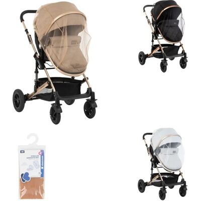 Kikkaboo Baby-Mückennetz - Universale Beigefliege Insektenschutz Kikkaboo Baby-Mückennetz - Universale Beigefliege Insektenschutz