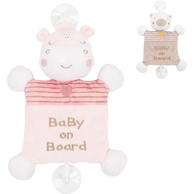Kikkaboo Baby Kuscheltier - 25cm, 2 Saugnäpfe, Quietschgeräusch Kikkaboo Baby Kuscheltier - 25cm, 2 Saugnäpfe, Quietschgeräusch