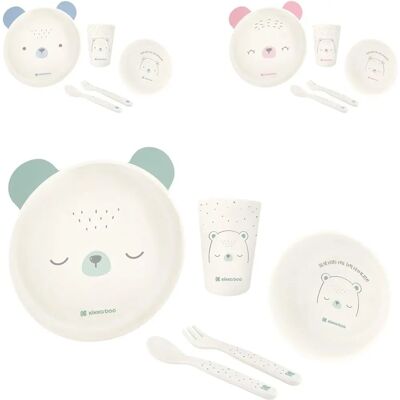 Kikkaboo Kinder-Tafelgeschirr-Set - 5 Teile Kikkaboo Kinder-Tafelgeschirr-Set - 5 Teile