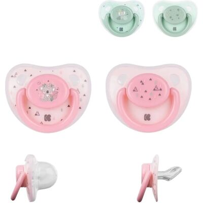 Kikkaboo Kikkaboo Savanna Schnuller 6-18 Monate Pink - Schnuller Kikkaboo Kikkaboo Savanna Schnuller 6-18 Monate Pink - Schnuller