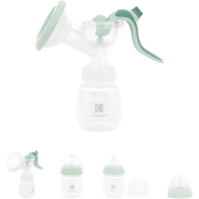 Soffiante per il latte Kikkaboo Elsie - Verde - 180ml - Manuale Soffiante per il latte Kikkaboo Elsie - Verde - 180ml - Manuale