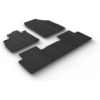 Tapetes de Borracha Gledring para Renault Scenic IV - 5 peças, Preto Tapetes de Borracha Gledring para Renault Scenic IV - 5 peças, Preto