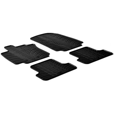 Tappetini Gledring - Renault Clio III - Set di 4 in Gomma Tappetini Gledring - Renault Clio III - Set di 4 in Gomma