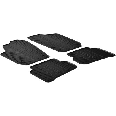 Tappetini Gledring per Volkswagen Polo 6R - 4 Pezzi - Nero Tappetini Gledring per Volkswagen Polo 6R - 4 Pezzi - Nero