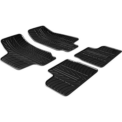Tappetini in Gomma Gledring Opel Astra G - 4 Pezzi, Facili da Pulire, Nero Tappetini in Gomma Gledring Opel Astra G - 4 Pezzi, Facili da Pulire, Nero