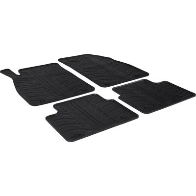 Tappetini GledRing Opel Insignia 2013 - 4 Pezzi, Nero, Gomma Tappetini GledRing Opel Insignia 2013 - 4 Pezzi, Nero, Gomma