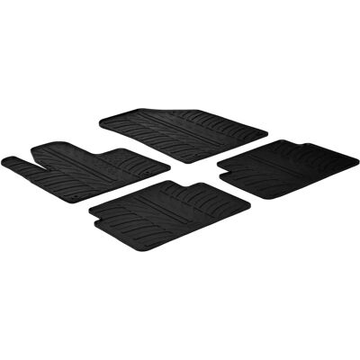 Tappetini Gledring per Citroen C5 2008+ - 4 pezzi in gomma Tappetini Gledring per Citroen C5 2008+ - 4 pezzi in gomma