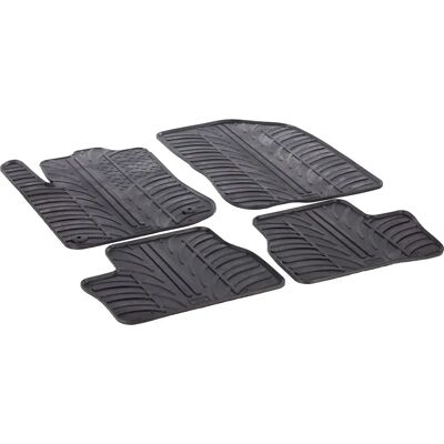Tapis GledRing en Caoutchouc pour Peugeot 2008 - 4 pièces, Noir - Accessoires auto Tapis GledRing en Caoutchouc pour Peugeot 2008 - 4 pièces, Noir - Accessoires auto