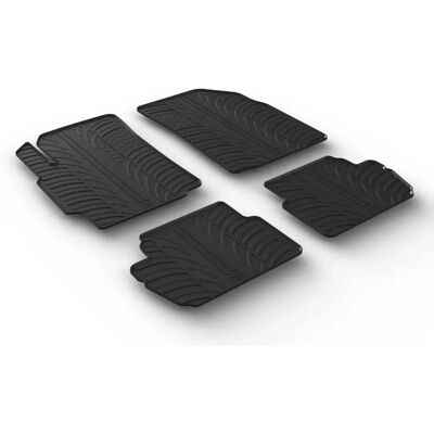 Tappetini Gledring - Chevrolet Spark 2010 - Set di 4 in Gomma Tappetini Gledring - Chevrolet Spark 2010 - Set di 4 in Gomma