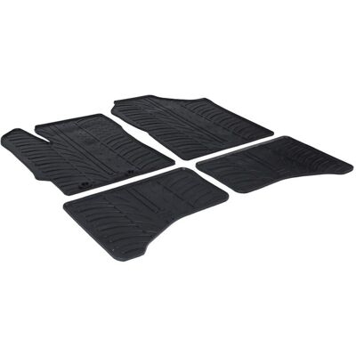 Gledring Tapis en Caoutchouc pour Toyota Yaris Hybride 2012 - 4 Pièces Gledring Tapis en Caoutchouc pour Toyota Yaris Hybride 2012 - 4 Pièces