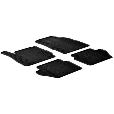Tappetini in Gomma Gledring per Ford Fiesta Vii 2008 - 4 Pezzi, Nero Tappetini in Gomma Gledring per Ford Fiesta Vii 2008 - 4 Pezzi, Nero