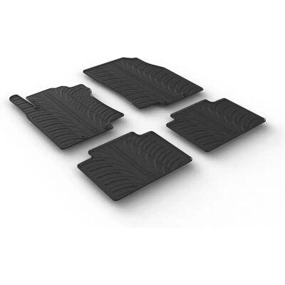 GledRing Nissan X-Trail 2014 - Ensemble de 4 tapis en caoutchouc GledRing Nissan X-Trail 2014 - Ensemble de 4 tapis en caoutchouc