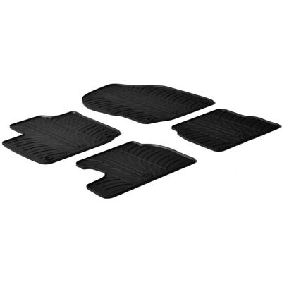 Gledring - TDesign 4delad - Gomma - Nero - Tappetini auto Gledring - TDesign 4delad - Gomma - Nero - Tappetini auto