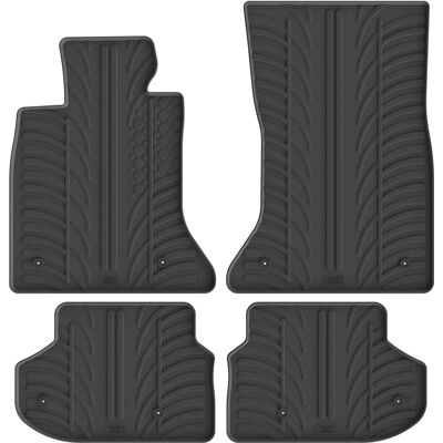 Tappetini Gledring per BMW Serie 5 F10/F11 - Gomma, 4 pezzi Tappetini Gledring per BMW Serie 5 F10/F11 - Gomma, 4 pezzi