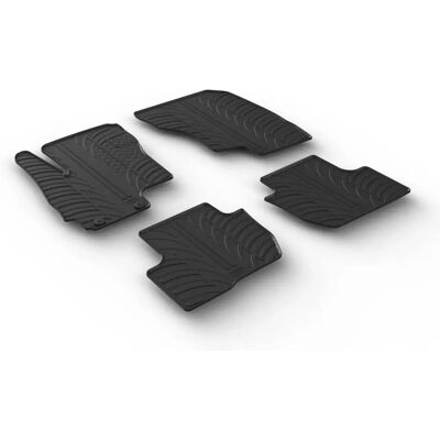 Tappetini in gomma GledRing per Mitsubishi Outlander 2012 - 4 pezzi Tappetini in gomma GledRing per Mitsubishi Outlander 2012 - 4 pezzi