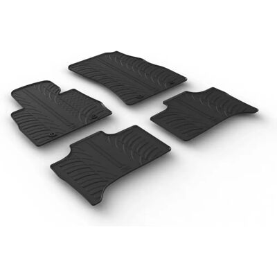 Tapis en Caoutchouc Gledring - BMW X5 E53 - 4 Pièces + Clips Tapis en Caoutchouc Gledring - BMW X5 E53 - 4 Pièces + Clips