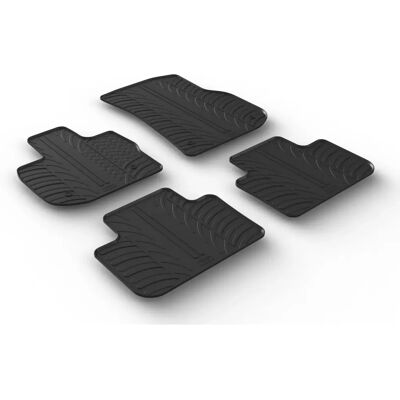 Tapetes de Borracha GledRing para BMW X3 2017- - 4 Peças Tapetes de Borracha GledRing para BMW X3 2017- - 4 Peças