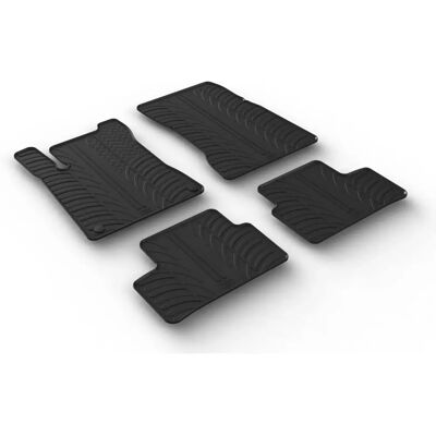 Tapis en caoutchouc GledRing pour Mercedes CLA C118 - Ensemble de 4 Tapis en caoutchouc GledRing pour Mercedes CLA C118 - Ensemble de 4