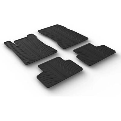 Tapis en caoutchouc Gledring pour Mercedes GLB - 4 Pièces Tapis en caoutchouc Gledring pour Mercedes GLB - 4 Pièces