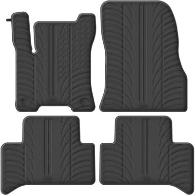 Tappetini in gomma Gledring per Mercedes EQA - Set da 4 - Nero Tappetini in gomma Gledring per Mercedes EQA - Set da 4 - Nero
