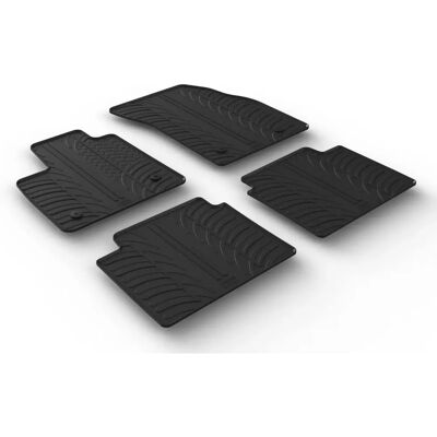 Tapetes Gledring Sob Medida para Ford Focus 2018 - 4 Peças Tapetes Gledring Sob Medida para Ford Focus 2018 - 4 Peças