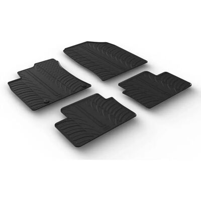 GledRing Maatwerk Rubber Matten voor Kia Cee'd - 4 Stuks - Zwart GledRing Maatwerk Rubber Matten voor Kia Cee'd - 4 Stuks - Zwart