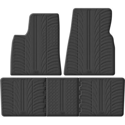 Gledring - Tesla Model S 2014 - T-Design 5 pezzi - car mats Gledring - Tesla Model S 2014 - T-Design 5 pezzi - car mats