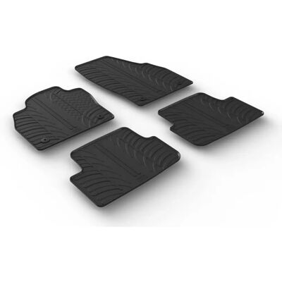 Tappetini in Gomma Gledring - Volkswagen Polo VI 2017 - Nero Tappetini in Gomma Gledring - Volkswagen Polo VI 2017 - Nero