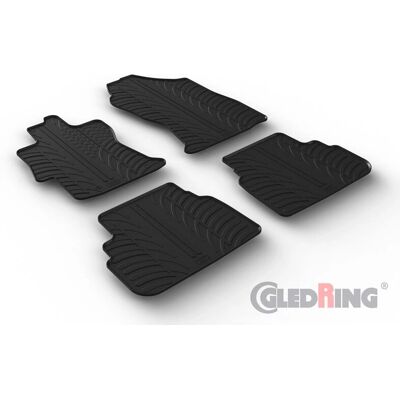 Gledring - GL0677 - Kauczuk - 4-częściowy - Dywaniki samochodowe Gledring - GL0677 - Kauczuk - 4-częściowy - Dywaniki samochodowe