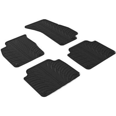 GLEDRING - Audi A8 (4N) 2018- - Materiale Gomma - Conteggio 4 - Profilo T - Tappetini in gomma GLEDRING - Audi A8 (4N) 2018- - Materiale Gomma - Conteggio 4 - Profilo T - Tappetini in gomma