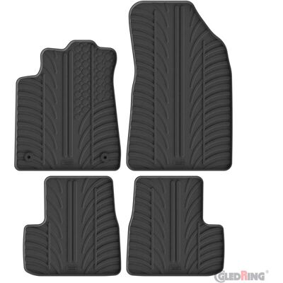 GleDRing Tapis en Caoutchouc Citroën C3 IV - Profil en T GleDRing Tapis en Caoutchouc Citroën C3 IV - Profil en T