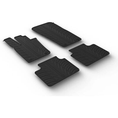 Tappetini in gomma GledRing per Porsche Panamera GTS - Set da 4 Tappetini in gomma GledRing per Porsche Panamera GTS - Set da 4