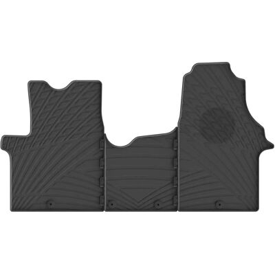 Tapis en Caoutchouc GledRing - Renault Trafic, Opel Vivaro, Fiat Talento, Nissan NV300 - 3 Pièces Tapis en Caoutchouc GledRing - Renault Trafic, Opel Vivaro, Fiat Talento, Nissan NV300 - 3 Pièces