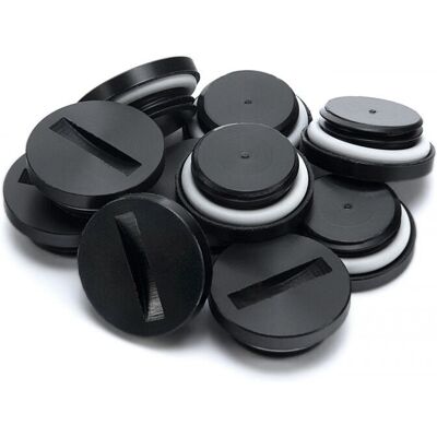 EK Water Blocks EK-PLUG G1/4 Acetal - Nero - Componente di raffreddamento EK Water Blocks EK-PLUG G1/4 Acetal - Nero - Componente di raffreddamento