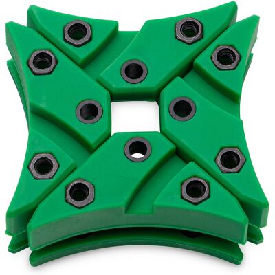 EK Water Blocks EK-Vardar X3M Pack d'amortisseurs - Vert - Pièce pour boîtier ordinateur EK Water Blocks EK-Vardar X3M Pack d'amortisseurs - Vert - Pièce pour boîtier ordinateur