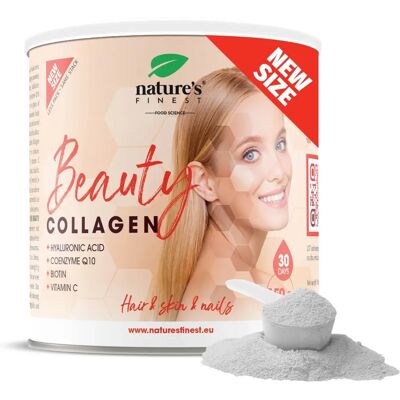 Natures Finest Beauty Collagen - Mořské kolagenové peptidy - Hydratační a proti stárnutí - 150g Citrón Natures Finest Beauty Collagen - Mořské kolagenové peptidy - Hydratační a proti stárnutí - 150g Citrón