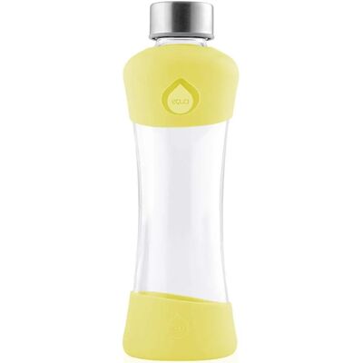 Equa Gele Borosilicaat Glazen Waterfles 550ml Equa Gele Borosilicaat Glazen Waterfles 550ml