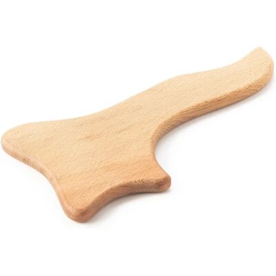 TUULI Outil de Massage Gua Sha en Bois - Cellulite & Drainage Lymphatique - 33x16cm - Publicité TUULI Outil de Massage Gua Sha en Bois - Cellulite & Drainage Lymphatique - 33x16cm - Publicité